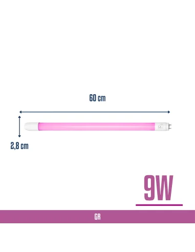 Tubo Grolux 9W  [TL09W-G]