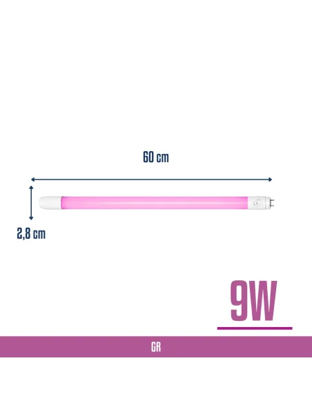 Tubo Grolux 9W  [TL09W-G]