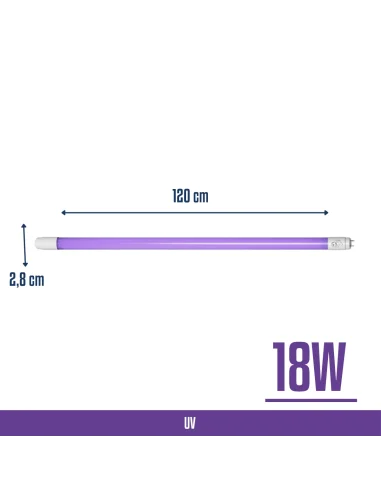 Tubo T8 UV LED 18W  [TL18W-U]