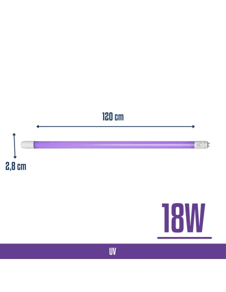 Tubo T8 UV LED 18W  [TL18W-U]