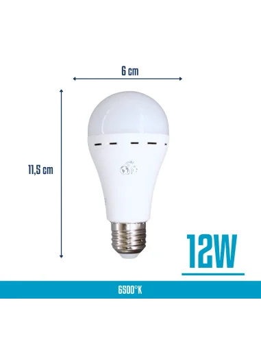 Lámpara autónoma LED 12W Fría [LA12W-EM-F]