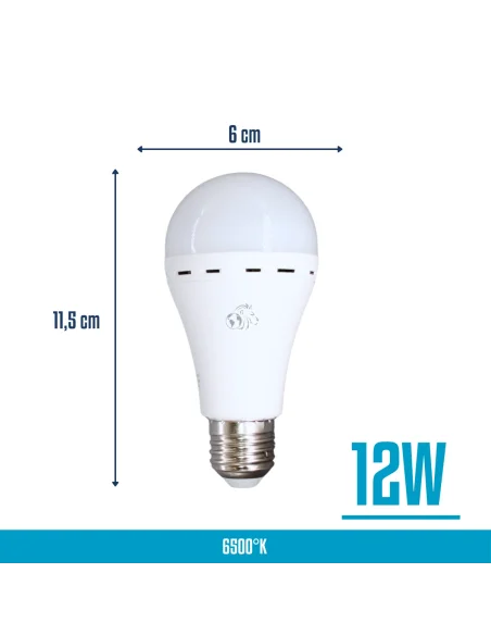 Lámpara autónoma LED 12W Fría [LA12W-EM-F]