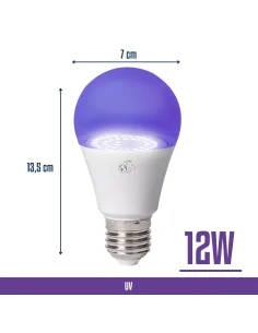Bulbo UV LED 12W  [LA12W-U] 2