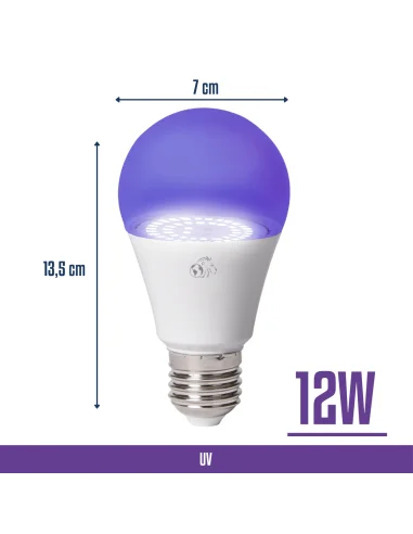 Bulbo UV LED 12W  [LA12W-U]