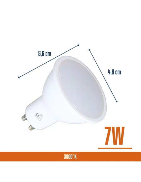 Dicroica automática LED 7W Cálida [LD07W-A-C]
