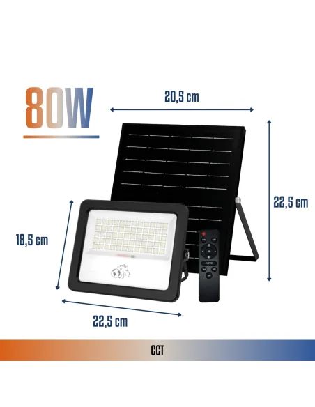 Reflector solar LED CCT 80W  [PR80W-SOL-CCT]
