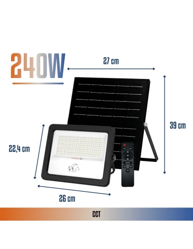 Reflector solar LED CCT 240W  [PR240W-SOL-CCT]