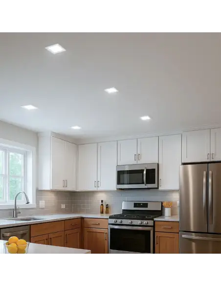 Panel de embutir LED 6W cuadrado Fría [LPCE06W-F]