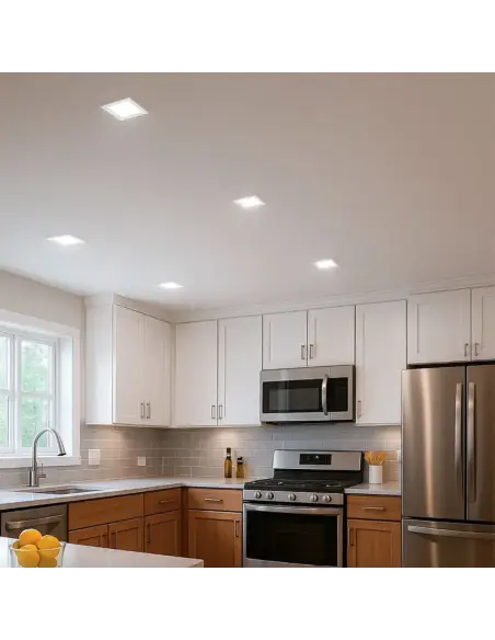 Panel de embutir LED 6W cuadrado Neutra [LPCE06W-N]