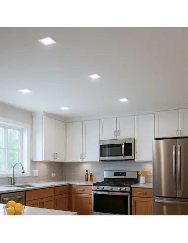 Panel de embutir LED 24W cuadrado Fría [LPCE24W-F]