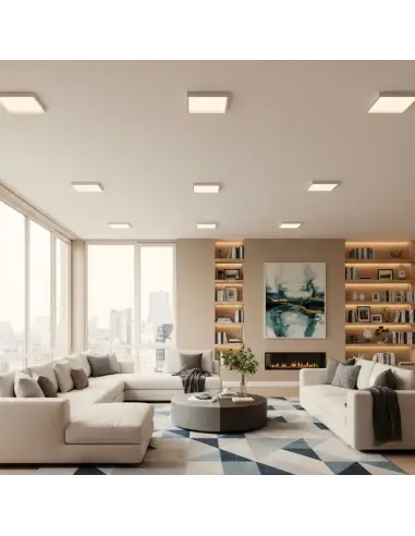Panel de aplicar LED 24W cuadrado Cálida [LPCA24W-C]