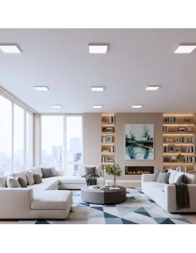Panel de aplicar LED 18W cuadrado Fría [LPCA18W-F]
