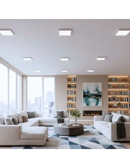 Panel de aplicar LED 18W cuadrado Fría [LPCA18W-F]