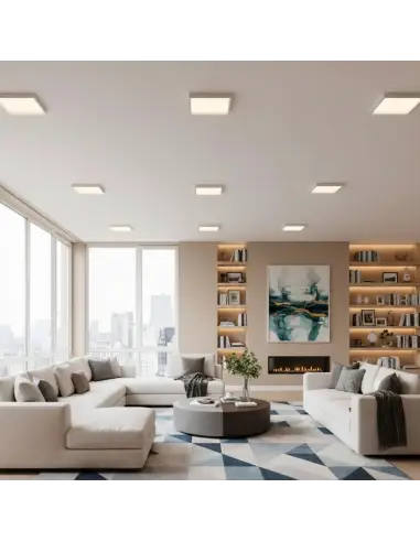 Panel de aplicar LED 12W cuadrado Neutra [LPCA12W-N]