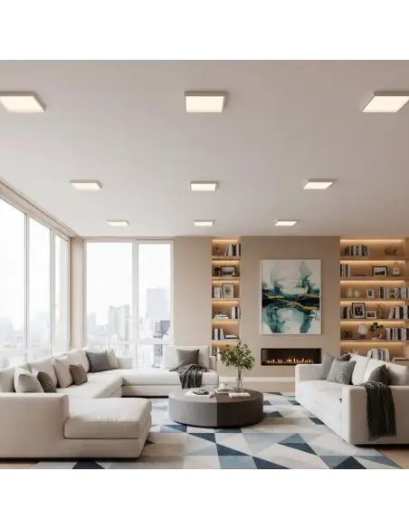 Panel de aplicar LED 6W cuadrado Neutra [LPCA06W-N]