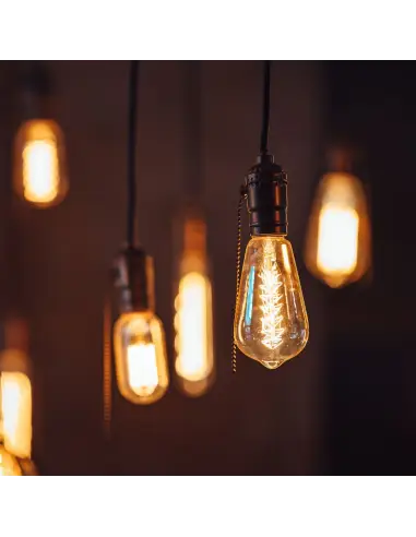 Lámpara Filamento LED ST64 4W - Estilo Vintage Ámbar | Lion