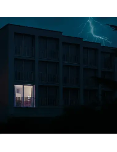 Lámpara LED Alta Potencia 40W Automática con Batería de Litio- luz fría | Lion