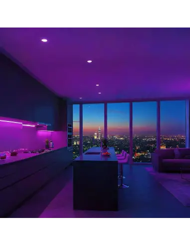 Dicroica UV LED 07W GU10 | Iluminación Ultravioleta - Efectos Especiales y Ambientación | Lion