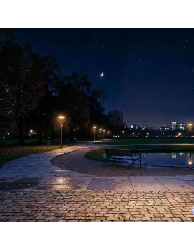 Farola LED 100W de Alto Rendimiento para Alumbrado Urbano- luz cálida | Lion