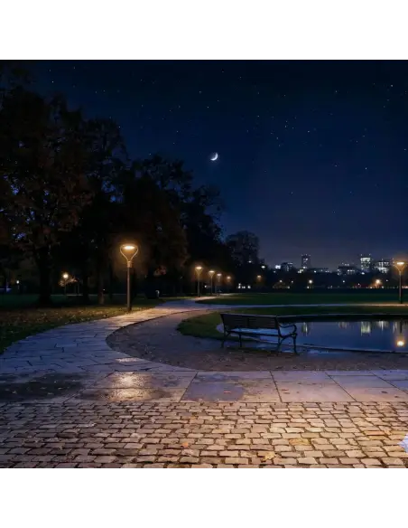 Farola LED 100W de Alto Rendimiento para Alumbrado Urbano- luz cálida | Lion