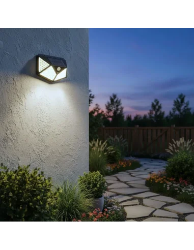 Aplique Solar de Pared LED con Sensor de Movimiento | Lion