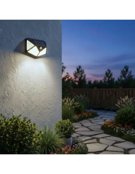 Aplique Solar de Pared LED con Sensor de Movimiento | Lion