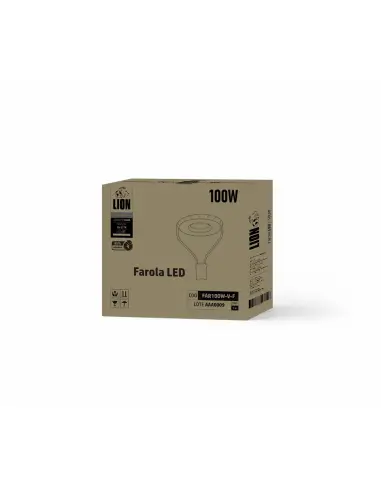 Farola LED 100W de Alto Rendimiento para Alumbrado Urbano- Luz neutra | Lion