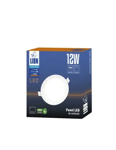 Panel de embutir LED 12W Cálida [LPRE12W-C]