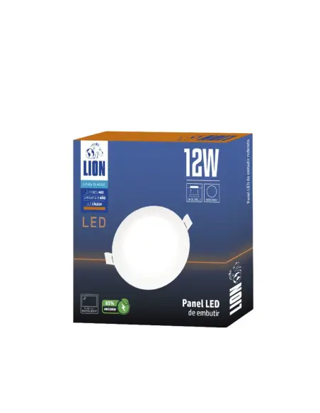 Panel de embutir LED 12W Cálida [LPRE12W-C]