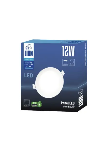 Panel de embutir LED 12W Fría [LPRE12W-F]