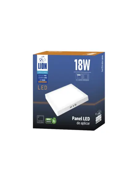 Panel de aplicar LED 18W cuadrado Cálida [LPCA18W-C]