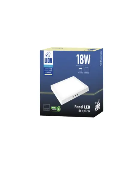Panel de aplicar LED 18W cuadrado Neutra [LPCA18W-N]