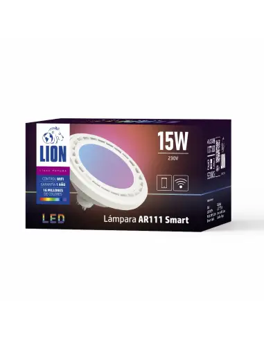 Caja lámpara ar111 Smart LED 12W Lion referencia LD15W-S