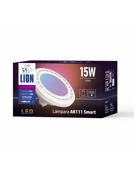 Caja lámpara ar111 Smart LED 12W Lion referencia LD15W-S