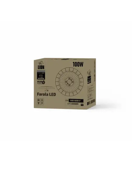 Farola LED Marvin 100W IP65 para Alumbrado Público- luz fría | Lion