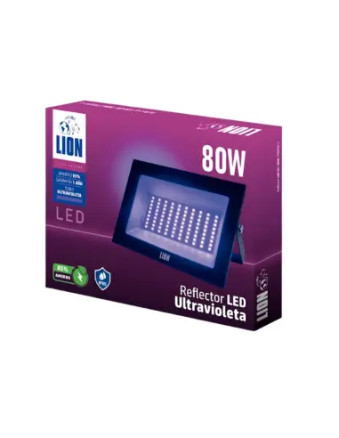 Caja Reflector UV LED 80W efectos especiales Lion Argentina- ref PR80W-U