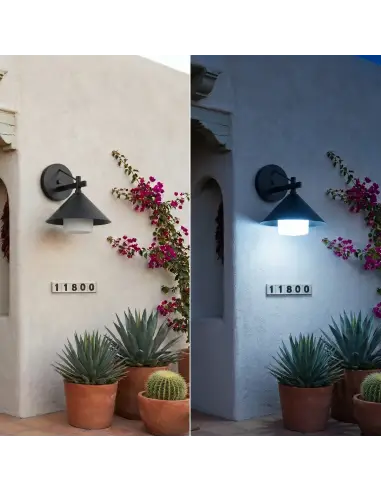 Lámpara LED Alta Potencia 50W Automática con Fotocélula Luz fría | Lion