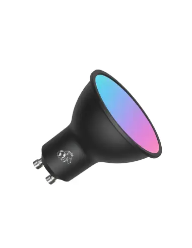 Lámpara dicroica LED 7W black RGB WiFi | Lion Argentina