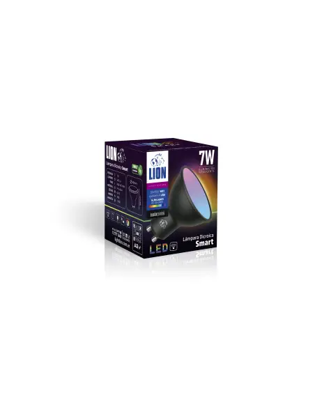 Caja lámpara Dicroica LED 7W Lion referencia LD07W-BL-S