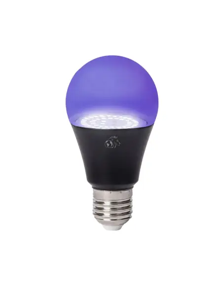 Lámpara ultravioleta LED 12W BLACK rosca E27 Lion