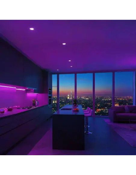 Dicroica UV LED 07W black GU10 | Iluminación Ultravioleta - Efectos Especiales y Ambientación | Lion