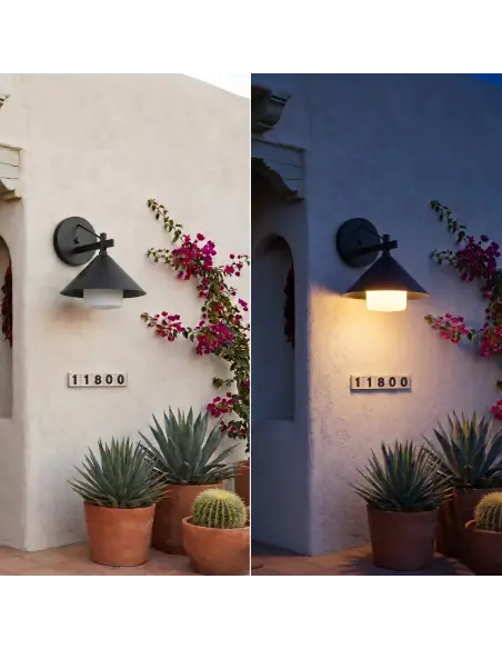 Lámpara LED Alta Potencia 50W Automática con Fotocélula luz cálida | Lion