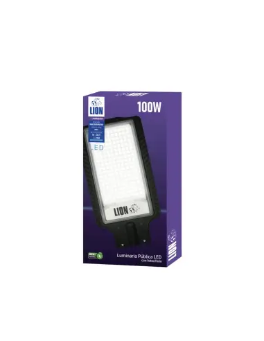 Luminaria Pública LED 100W IP65 con fotocélula | Alumbrado Exterior | Lion