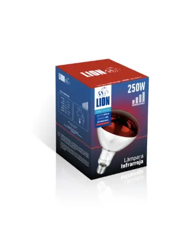 Lámpara infrarroja 250W roja [IR250W-R]