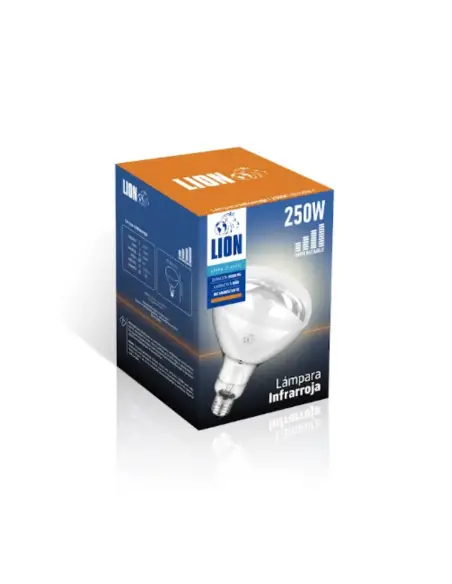 Lámpara infrarroja 250W blanca [IR250W-B]