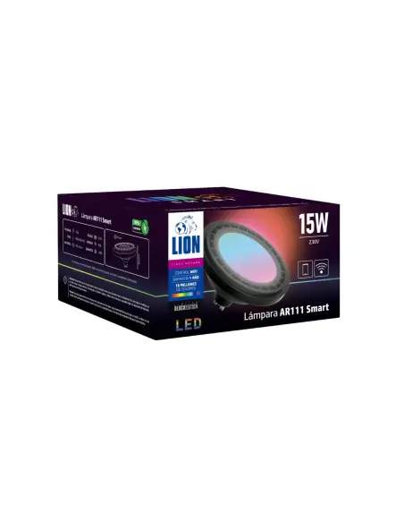 Caja lámpara AR111 Smart LED 15W Lion referencia LD15W-BL-S