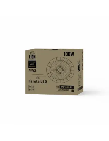 Farola LED Marvin 100W IP65 para Alumbrado Público- luz neutra | Lion