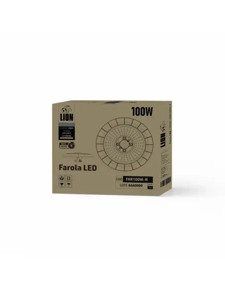 Farola LED Marvin 100W IP65 para Alumbrado Público- luz neutra | Lion