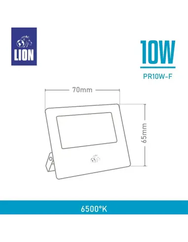 Reflector LED 10W - Exterior IP65 Alta Eficiencia | Lion