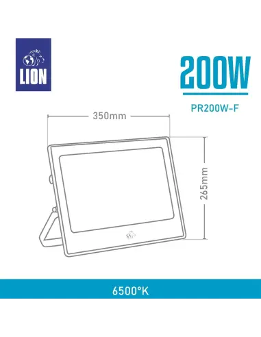 Reflector LED 200W Luz Fría IP65 | Alta Potencia Mayorista LION